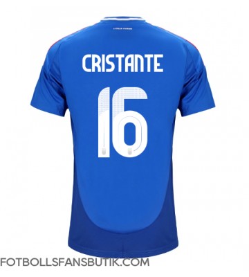 Italien Bryan Cristante #16 Replika Hemmatröja EM 2024 Kortärmad